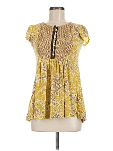 Language Los Angeles Short Sleeve Blouse (view 1)