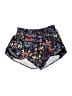 Lululemon Athletica Floral Black Athletic Shorts Size 8 - photo 1