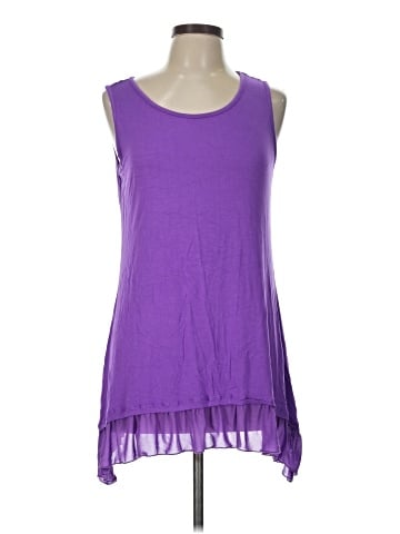 LOGO by Lori Goldstein Sleeveless Top (view 1)
