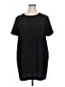 Joe Fresh 100% Polyester Solid Black Casual Dress Size XL - photo 1