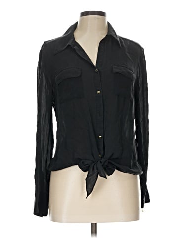 Antonio Melani Long Sleeve Silk Top (view 1)