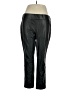 Kasper 100% Polyurethane Metallic Black Active Pants Size XL - photo 1