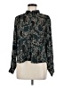 Monki 100% Polyester Animal Print Green Long Sleeve Blouse Size M - photo 1