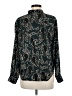 Monki 100% Polyester Animal Print Green Long Sleeve Blouse Size M - photo 2