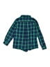 Janie and Jack Plaid Green Long Sleeve Button-Down Shirt Size 6 - photo 2