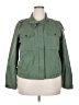 Torrid 100% Cotton Green Jacket Size 2X Plus (2) - photo 1