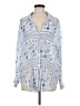 Peach Blue Long Sleeve Blouse Size L - photo 1