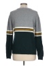 Hem & Thread Color Block Gray Green Pullover Sweater Size L - photo 2