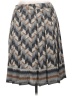 Talbots 100% Polyester Chevron-herringbone Gray Casual Skirt Size 12 (petite) - photo 2