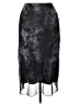 Unbranded Tie-dye Black Formal Skirt Size L - photo 2
