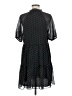 CeCe 100% Polyester Polka Dots Black Casual Dress Size M - photo 2