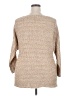 New York & Company 100% Acrylic Tweed Tan Pullover Sweater Size XXL - photo 2