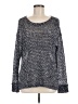 Apt. 9 Tweed Blue Pullover Sweater Size M - photo 1