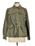a.n.a. A New Approach 100% Cotton Solid Green Jacket Size L - photo 1