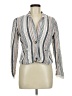 Just Fab Stripes Ivory Blazer Size M - photo 1