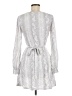 GB 100% Rayon Paisley Silver Cocktail Dress Size M - photo 2