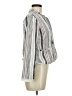 Just Fab Stripes Ivory Blazer Size M - photo 4