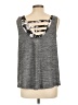 Joe Fresh Gray Sleeveless Top Size L - photo 2