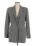 Anne Klein II 100% Nylon Houndstooth Gray Blazer Size 8 - photo 1