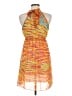 Karlie 100% Polyester Paisley Orange Cocktail Dress Size M - photo 2