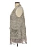 LOGO by Lori Goldstein Gray Vest Size L - photo 5