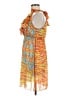 Karlie 100% Polyester Paisley Orange Cocktail Dress Size M - photo 5