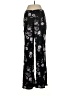 Three Dots 100% Rayon Floral Black Casual Pants Size S - photo 2