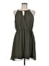 BCX 100% Polyester Solid Green Casual Dress Size M - photo 1