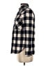 J.Crew Plaid Gray Blue Fleece Size XXS - photo 5