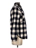 J.Crew Plaid Gray Blue Fleece Size XXS - photo 4