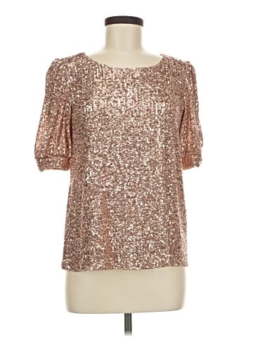 Cable & Gauge Short Sleeve Blouse (view 1)