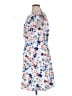 Merona 100% Polyester Print Blue Casual Dress Size XL - photo 5