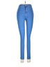 Topshop Polka Dots Blue Jeggings Size 28 waist - photo 1