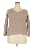 Avenue 100% Cotton Tan Pullover Sweater Size 18 - photo 1