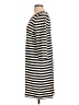 Talbots 100% Cotton Stripes Black Casual Dress Size L - photo 5