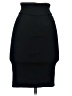 Helmut Lang Solid Black Formal Skirt Size S - photo 2