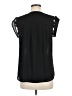 Daniel Rainn 100% Polyester Black Short Sleeve Blouse Size M (petite) - photo 2