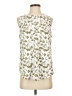 Monday Fun 100% Polyester Ivory Sleeveless Blouse Size S - photo 1