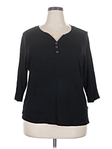 Karen Scott 3/4 Sleeve T-Shirt (view 1)