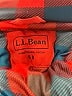 L.L.Bean 100% Nylon Solid Orange Snow Jacket Size 8 - photo 3