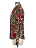 Cache Animal Print Red Long Sleeve Blouse Size M - photo 5