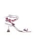 Zara Floral White Sandals Size EU 38 - photo 1