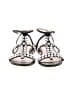 Stuart Weitzman 100% Leather Silver Sandals Size 7 1/2 - photo 2