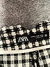 Zara Checkered-gingham Ivory Shorts Size XS - photo 3