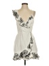 Parker Graphic Ivory Cocktail Dress Size S - photo 1