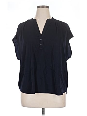 Banana Republic Factory Store Short Sleeve Blouse (view 1)