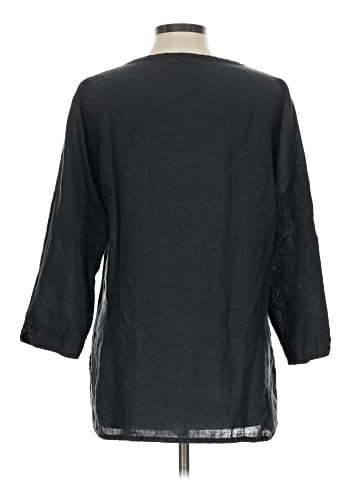 Flax 3/4 Sleeve Blouse (view 2)