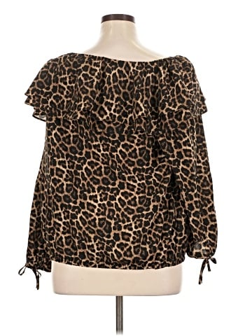 MICHAEL Michael Kors Long Sleeve Blouse (view 2)