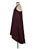 Unbranded Solid Burgundy Casual Dress Size S - photo 5