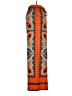 Zara Print Orange Casual Pants Size S - photo 4